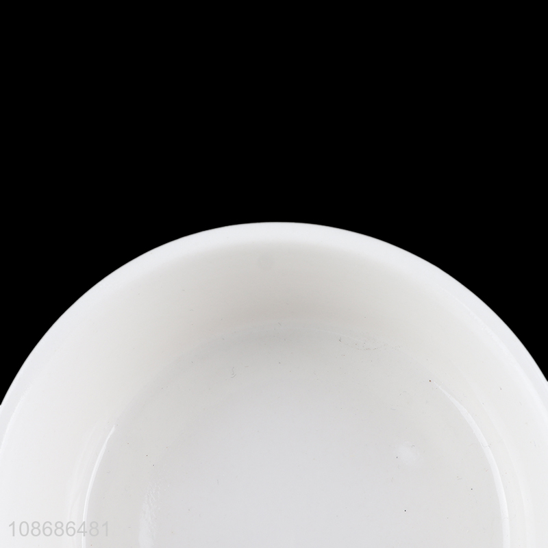 Hot sale bicolor glazed ceramic bowls household ceramic dinnerware