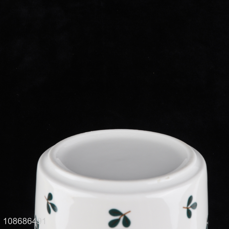 Online wholesale leaft pattern ceramic bowl porcelain soup bowl