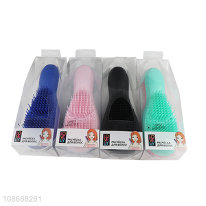 China products multicolor massage hair comb anti-static hair comb