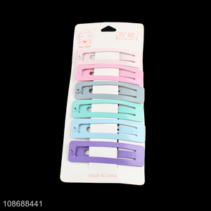 Wholesale paint spraying BB hair barrettes non-slip no damage hair clips