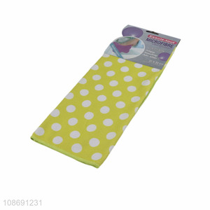 Factory price soft reusable microfiber cleaning cloth for household