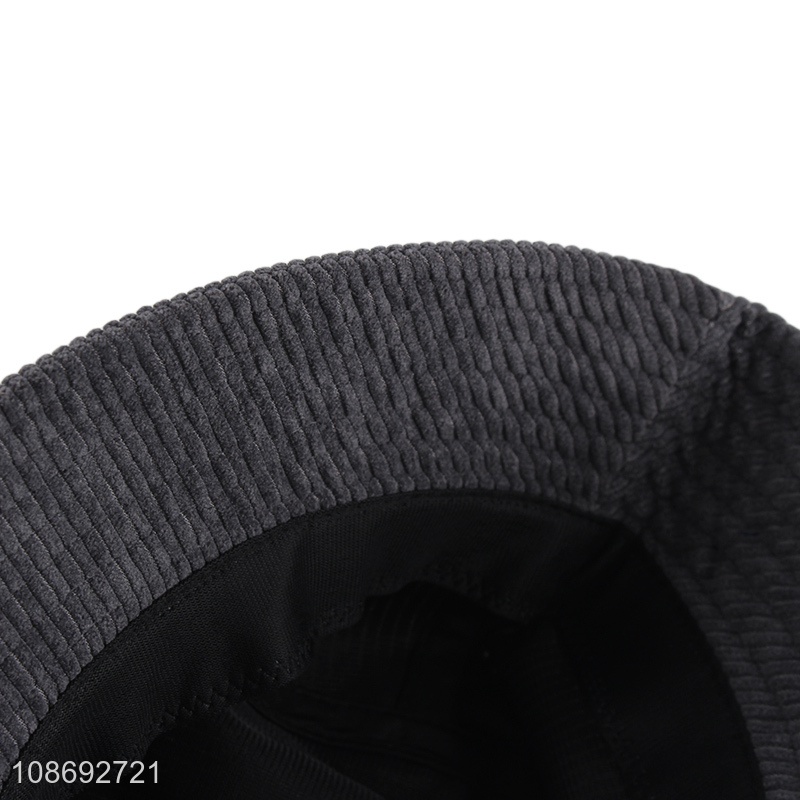 Popular product corduroy cotton bucket hat unisex fisherman hat