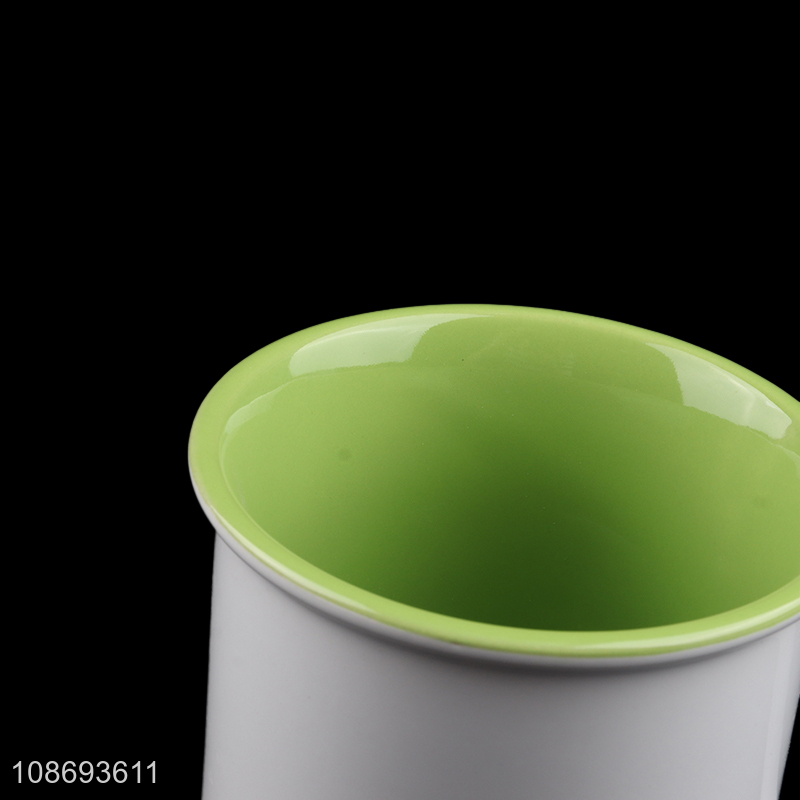 New product sublimation ceramic coffee mug imitation enamel cup