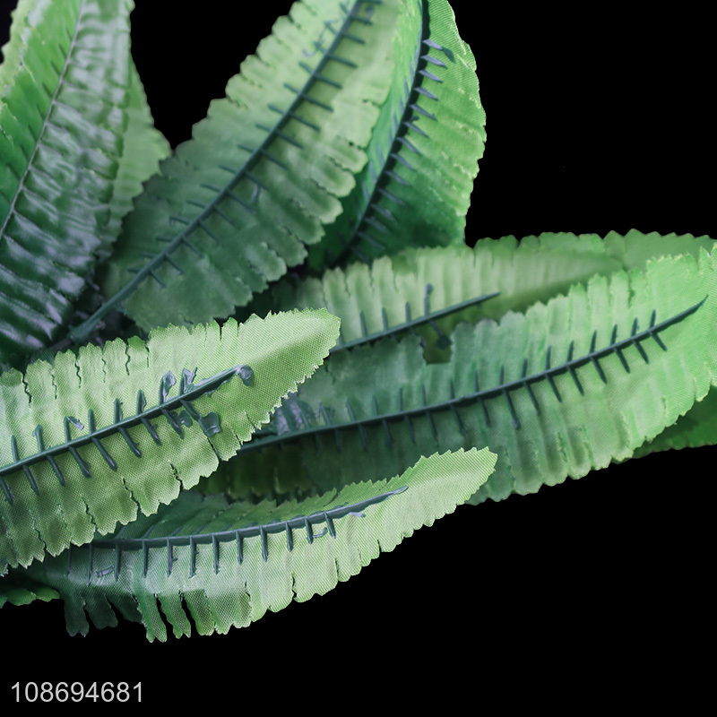 Most popular green plastic 7heads fake plants artificial plants for sale