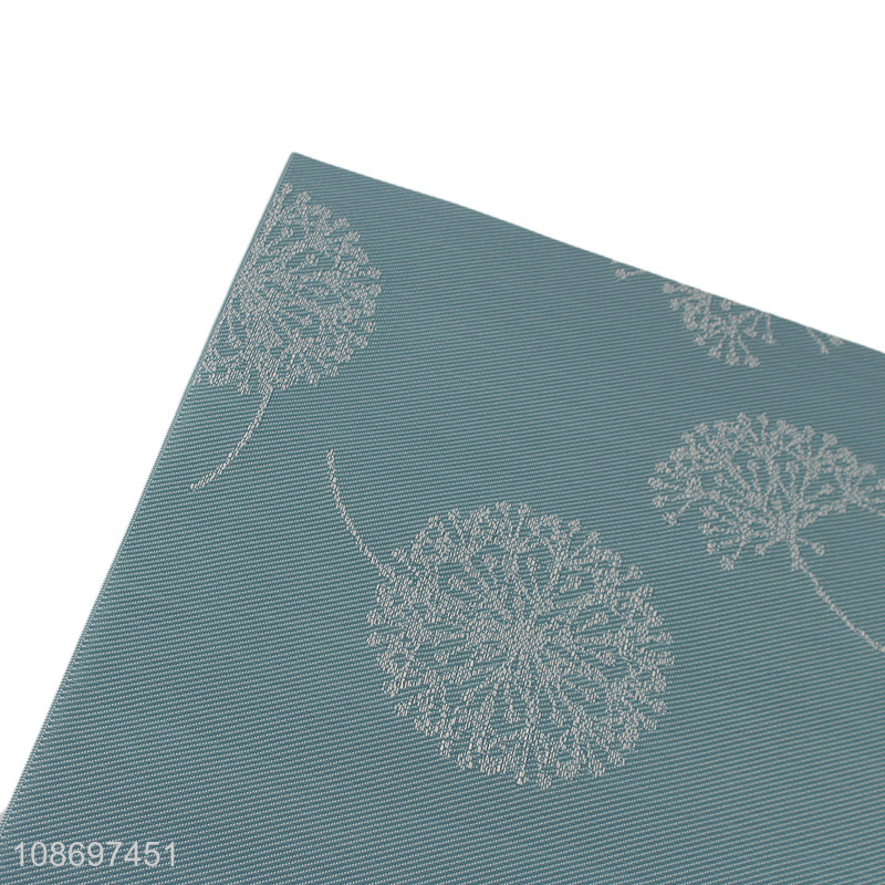 Factory wholesale pvc heat-resistant table decoration place mat