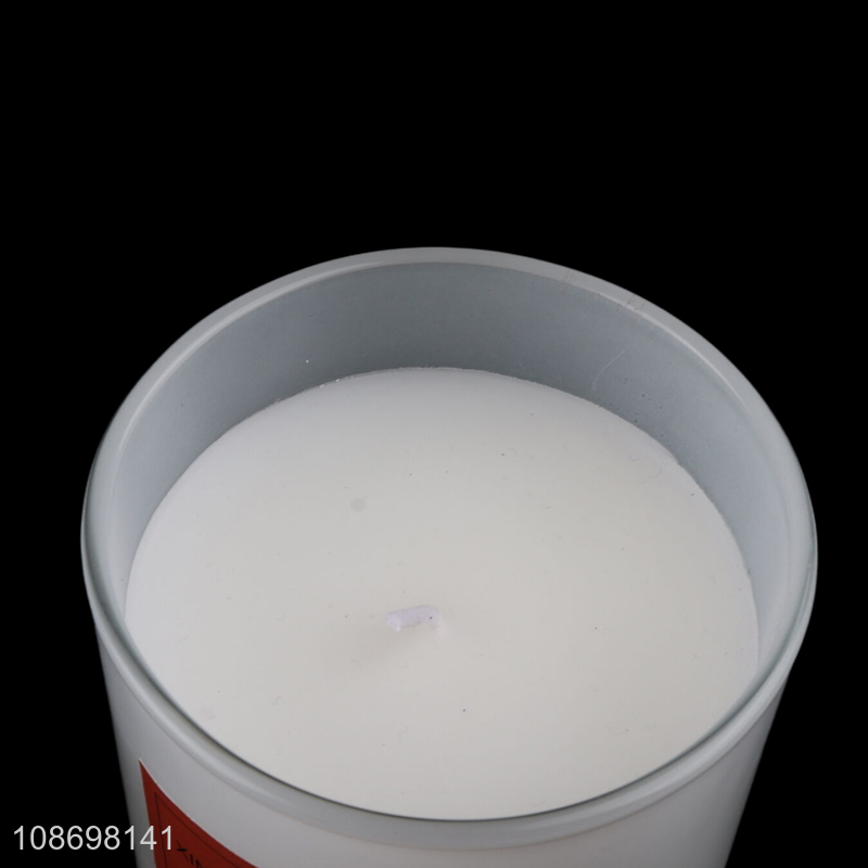 Factory supply home décor long lasting scented candle glass cup candle