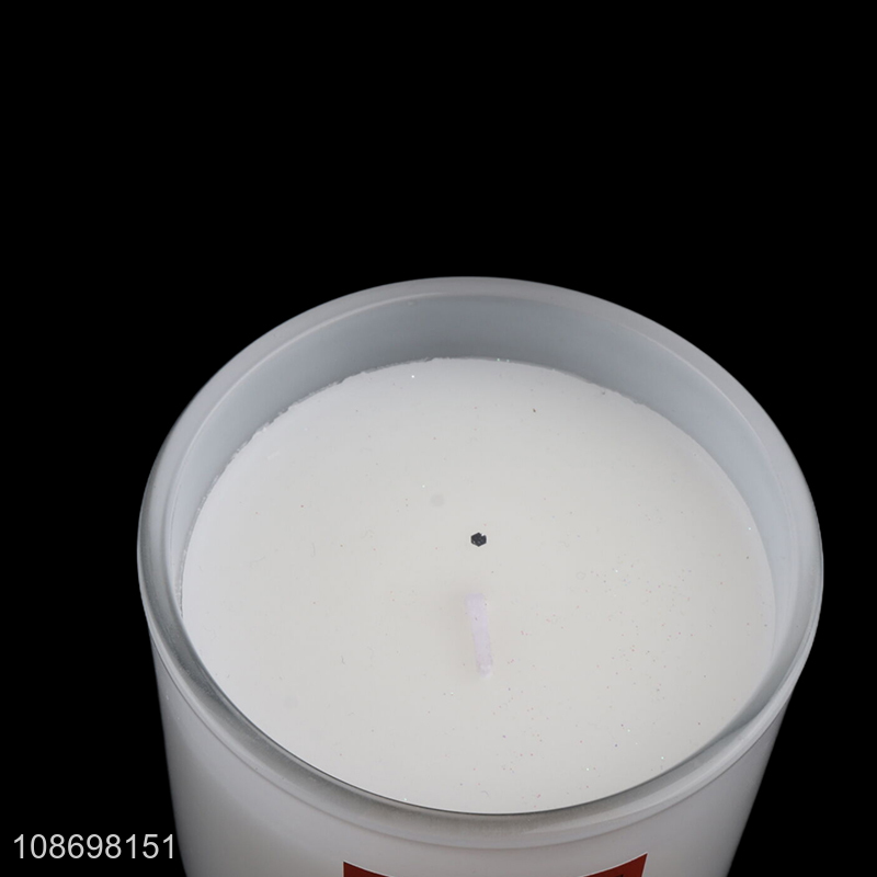 Online wholesale long lasting home fragrance scented candle glass jar candle