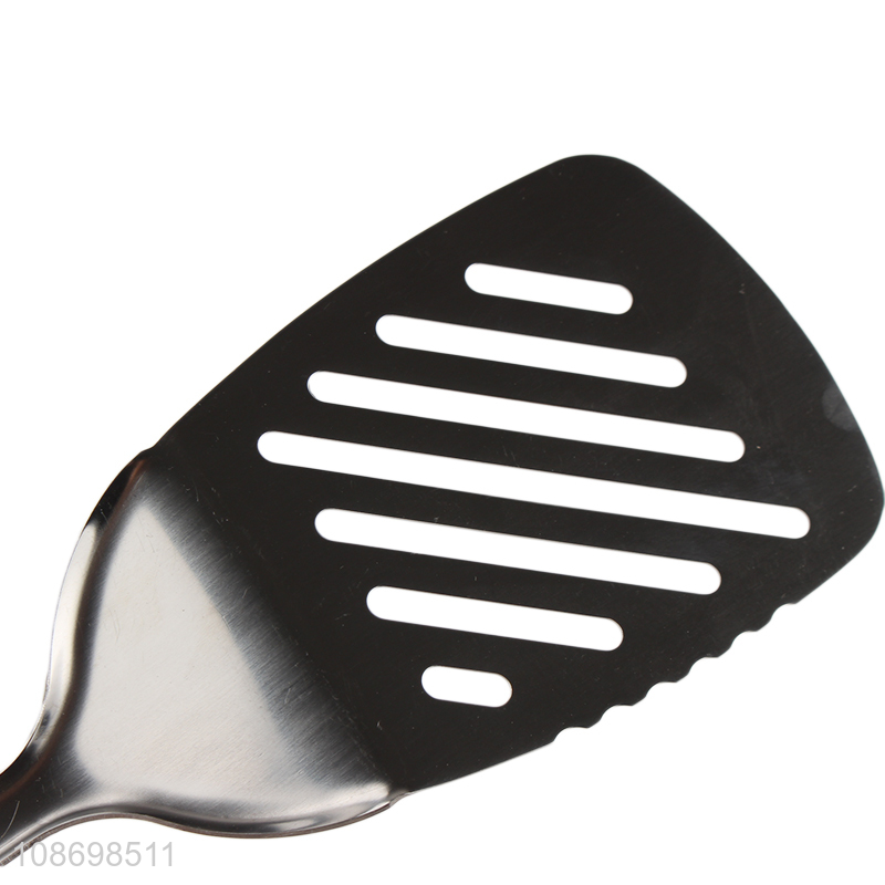 China supplier reusable kitchen utensils slotted spatula cooking spatula