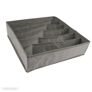 Hot selling non-woven underwear drawer organizer dividers storage bins