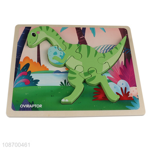 China factory 3d cartoon dinosaur children puzzle toy jigsaw games wholesale