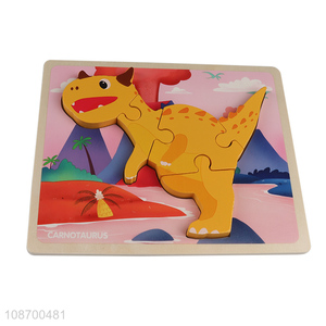 Factory wholesale dinosaur 3D jigsaw puzzle hand-on ability Toys for children