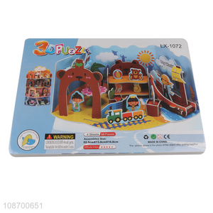 Online wholesale 98 pieces DIY 3D toy world jigsaw puzzle toy