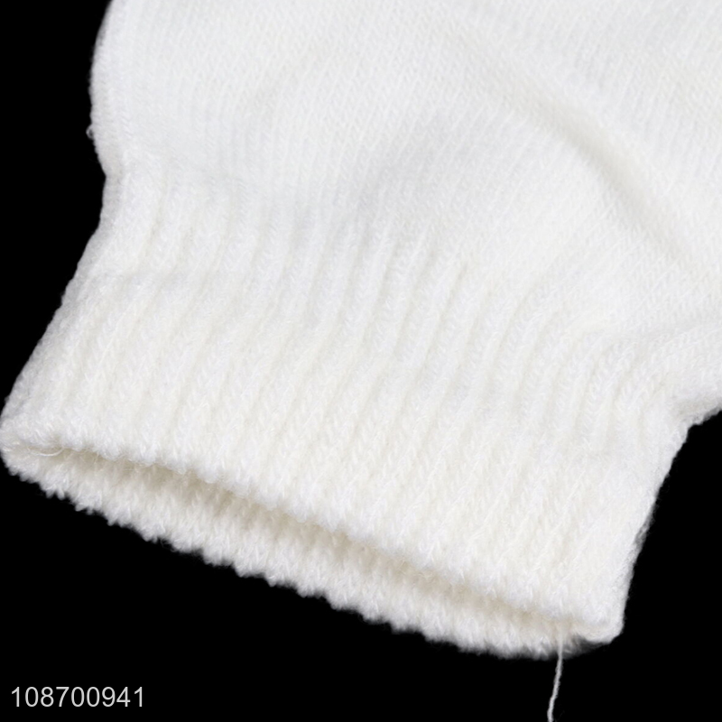 Good selling warm acrylic thicken knitted gloves touch screen gloves wholesale
