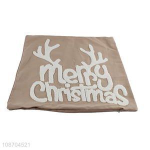 Good quality Christmas cushion cover throw pillow case for home decor