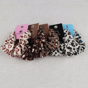 Best selling candy color elastic hair scrunchies fashion hair rope for girls