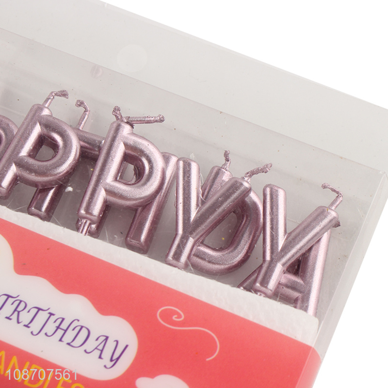 Hot products birthday cake decoration letter candle for party