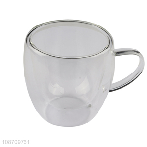 Top selling double-walled unbreakable glass water cup drinking cup wholesale