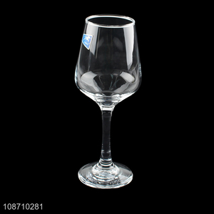 Wholesale 360ml glass goblets stemmed wine glasses cocktail glasses