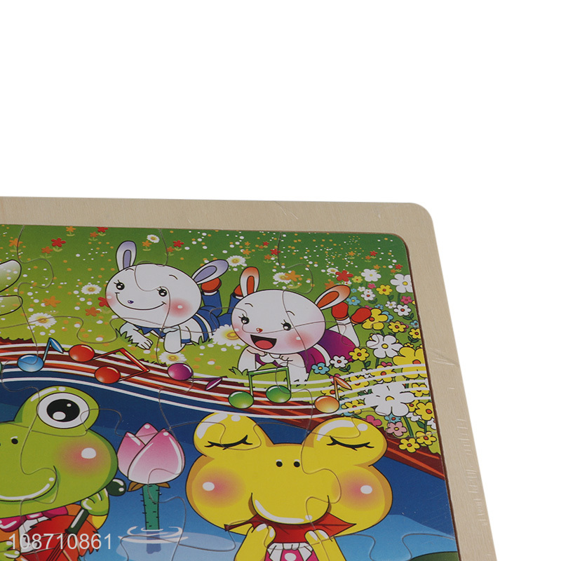 Popular products kids wooden puzzle toys jigsaw toys for sale