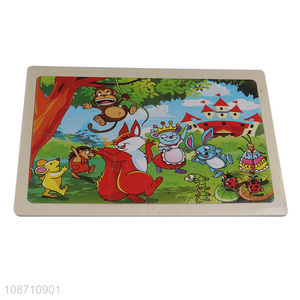 Low price children educational toys wooden puzzle jigsaw games