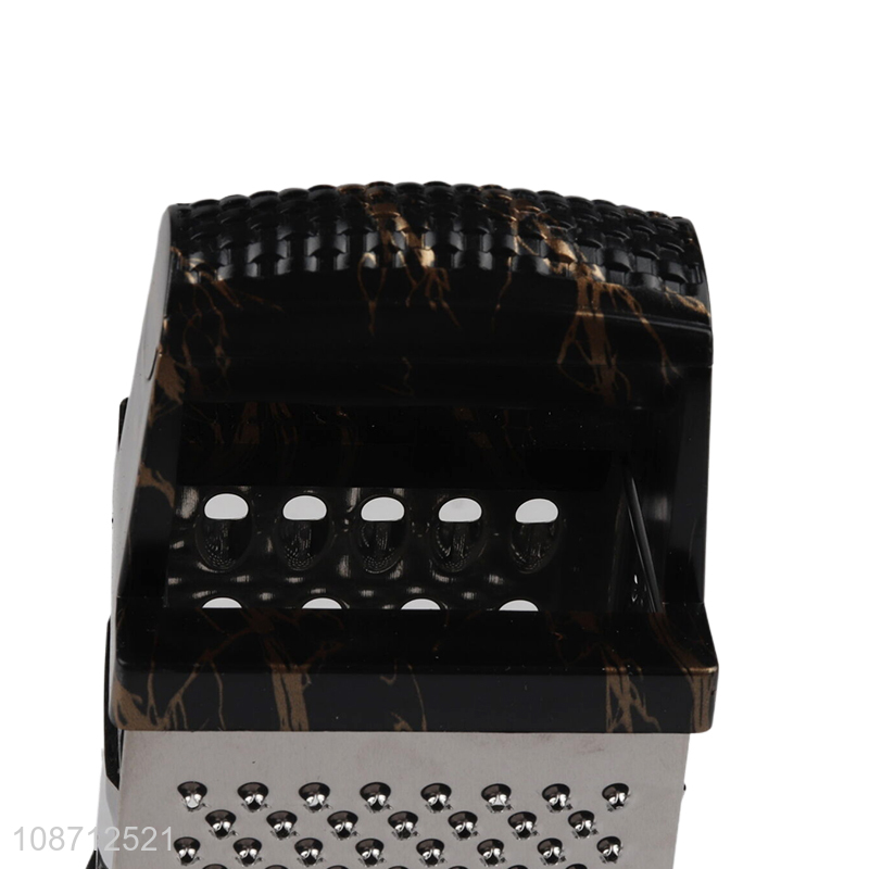 Yiwu market handheld stainless steel 4sides vegetable grater for kitchen