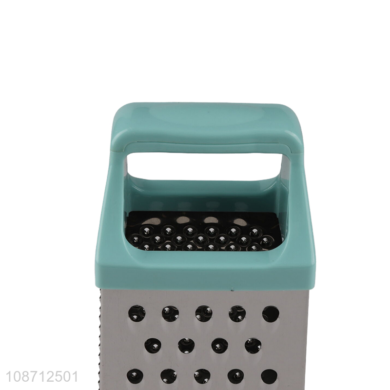 New arrival stainless steel 4sides kitchen gadget vegetable grater for sale