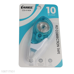 Factory price 10m white out correction tape for kids teens adults