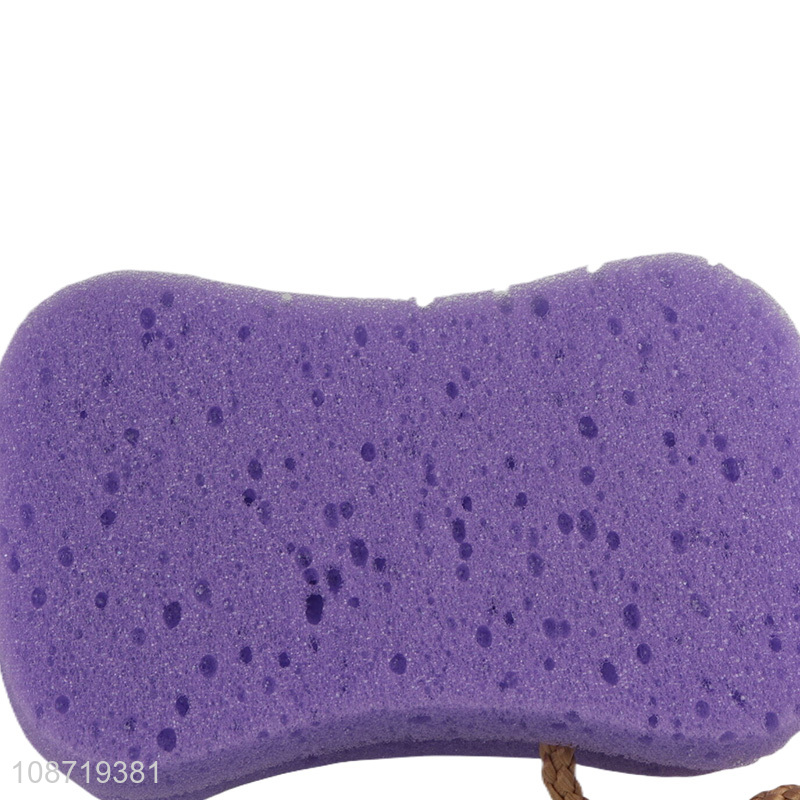 China factory reusable body scrubber skin exfoliating bath sponge