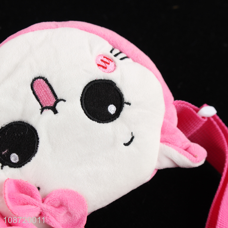 Online wholesale kawaii cartoon cat crossbody bag fluffy shoulder bag