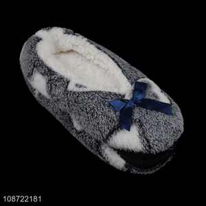 Factory price kids winter house slippers indoor plush bedroom <em>shoes</em>