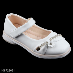 Hot items fashion girls kids soft sole comfortable casual leather <em>shoes</em>