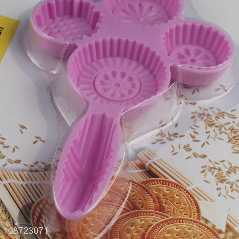 Wholesale food grade bpa free plastic mooncake molds non-stick cookies molds