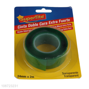 Wholesale double sided extra-strong waterproof heat resistant green film acrylic tape