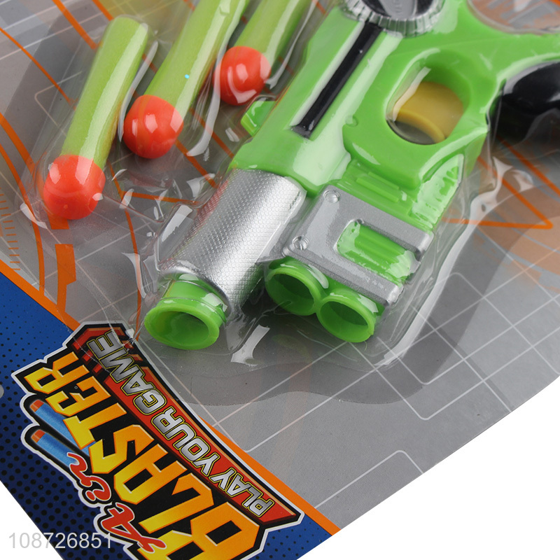 Online wholesale plastic toy gun soft bullet gun for kids age 3+