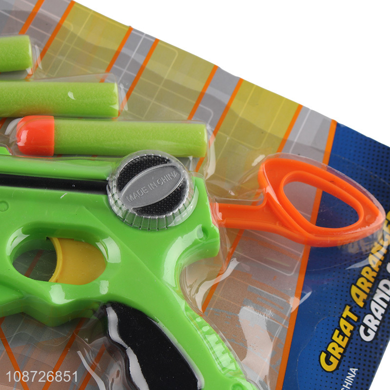 Online wholesale plastic toy gun soft bullet gun for kids age 3+