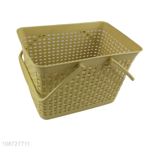New products portable hollow fruits vegetable storage basket with handle