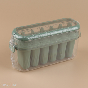 New product 6-cavity ice pop maker with leakproof storage bin
