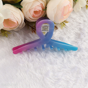 Popular product large gradient color acrylic hair jaw clips