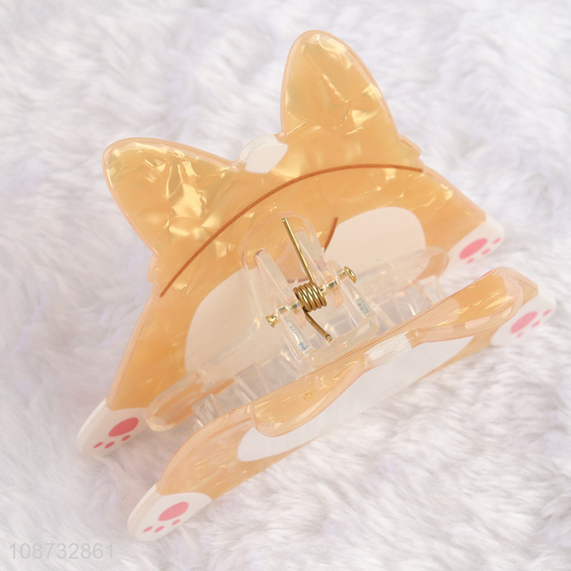 Online wholesale cute acrylic hair claw clip for women girls
