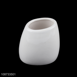 New product plain ceramic toothbrush holder ceramic mouthwash cup