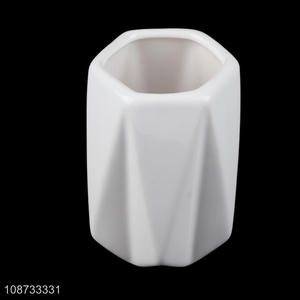 New product ceramic mouth cup bathroom tumbler toothbrush cup
