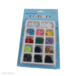 Good quality round plastic buttons for DIY craft making sewing