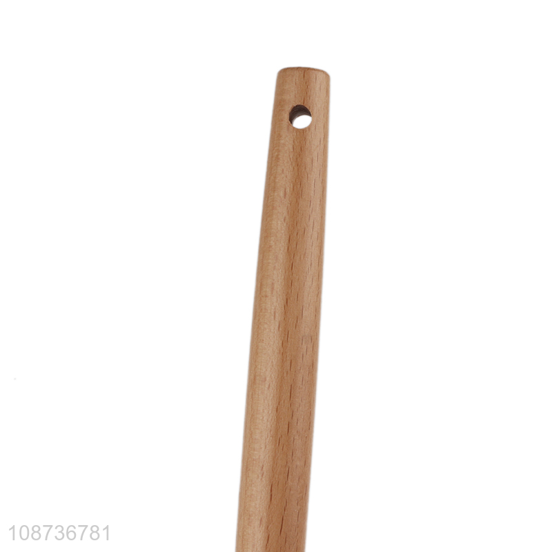 Wholesale wooden handle nylon slotted spatula slotted pancake turner