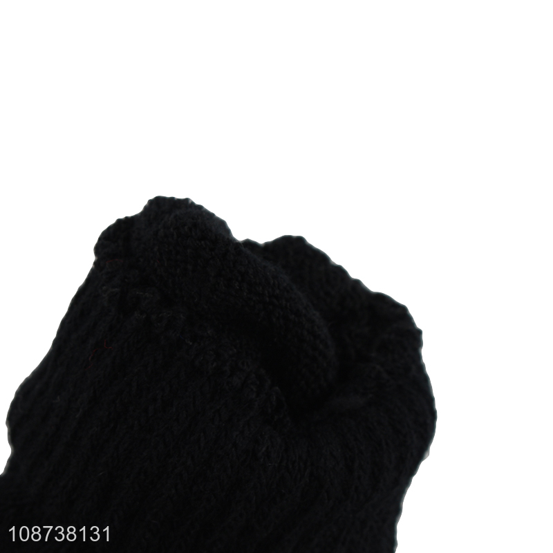 Wholesale unisex winter gloves outdoor windproof acrylic knitted gloves