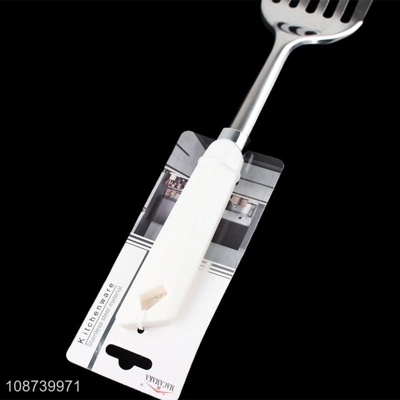 Top selling stainless steel kitchen utensils slotted spatula wholesale