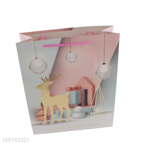 China wholesale christmas gifts packaging <em>bag</em> tote <em>bag</em> <em>paper</em> <em>bag</em>
