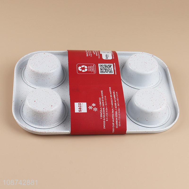 Best selling 2pcs muffin baking pan set home baking tool set wholesale