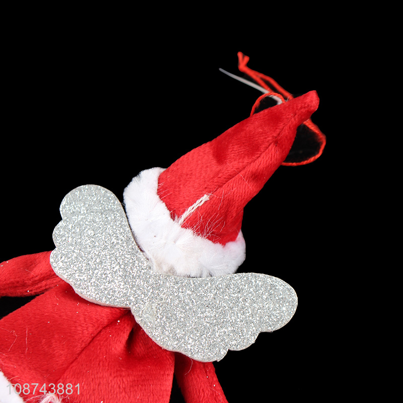 Good quality cute Christmas angel for Xmas tree hanging ornaments