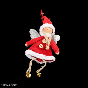 Good quality cute Christmas angel for Xmas tree hanging ornaments