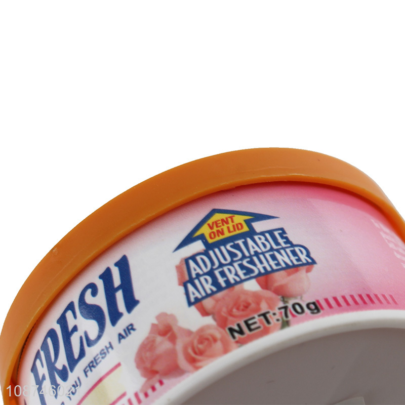 Wholesale long lasting rose scent gel air freshener for bathroom car